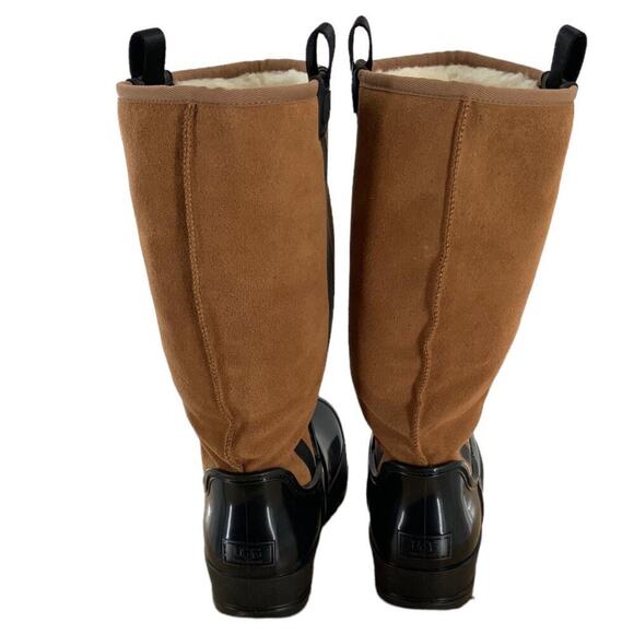 UGG Raincloud Tall Boots Women Size 8 Shearling Lining Waterproof Snow Shoes - Picture 7 of 13